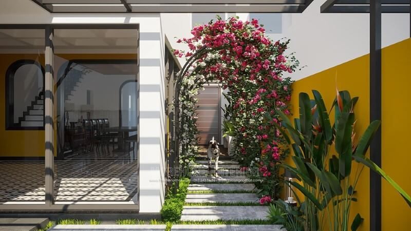 Morehome chuyên tổ chức thiết kế và thi công các công trình kiến trúc ngoại thất, sân vườn nhà biệt thự theo phong cách á đông.